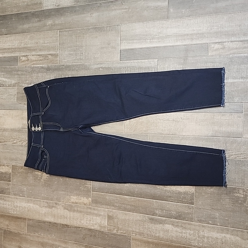 Raw 7 brand dark wash denim high waisted skinny jeans